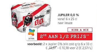 Spar Colruyt Jupiler 0,0% aanbieding