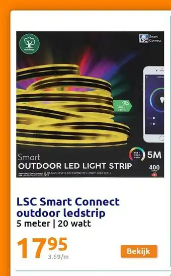Action Lsc Smart Connect Outdoor Ledstrip aanbieding