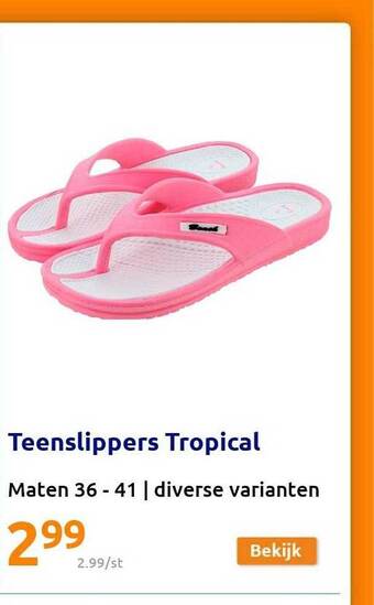 Teenslippers Tropical