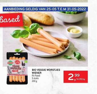 Alvo Bio Veggie Worstjes Wiener aanbieding