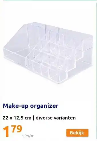 Action Makeup Organizer 22 X 12,5 Cm aanbieding