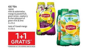 Alvo Ice Tea Lipton aanbieding