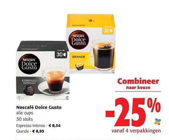 Colruyt Nescafé Dolce Gusto aanbieding
