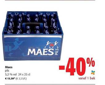 Colruyt Maes Pils 5,2 % Vol 24 X 25 Cl aanbieding