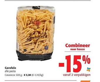 Colruyt Garofalo Alle Pasta aanbieding