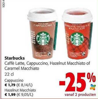 Colruyt Starbucks aanbieding