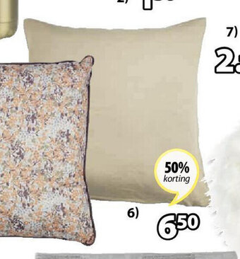 Jysk Angelik kussenhoes 50 x 50 cm aanbieding