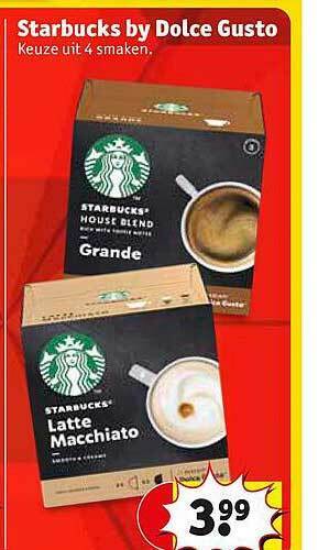 Kruidvat Starbucks By Dolce Gusto aanbieding