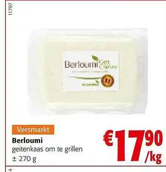 Colruyt Berloumi Geitenkaas Om Te Grillen aanbieding
