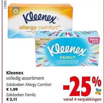Colruyt Kleenex aanbieding