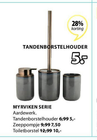 Jysk Myrviken serie Tandenborstelhouder aanbieding