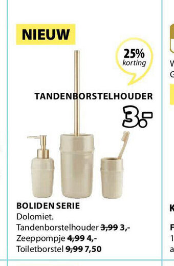 Jysk Boliden serie tandenborstelhouder aanbieding