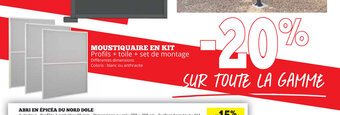 Moustiquaire en kit