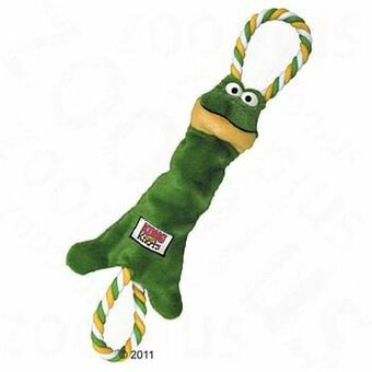 Zooplus Kong Tugger Knots Kikker 1 stuk aanbieding