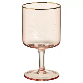 Wijnglas Palmboom Roze