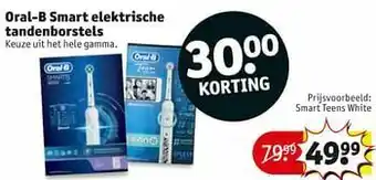 Kruidvat Oral-b smart teens white aanbieding