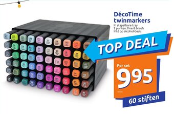 Action DecoTime twinmarkers aanbieding