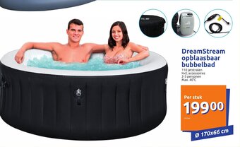 Action DreamStream opblaasbaar bubbelbad aanbieding