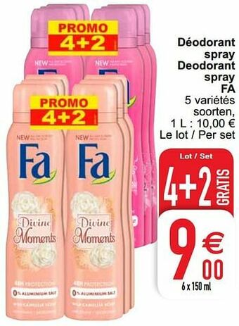Cora Déodorant spray deodorant spray fa aanbieding