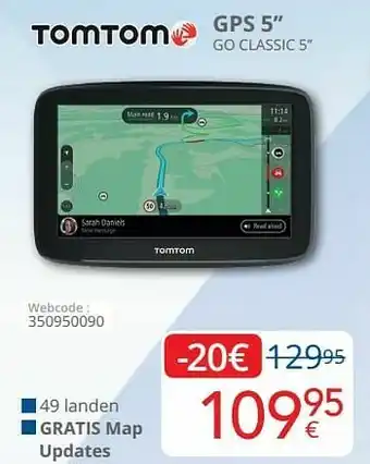 Tomtom gps 5`` go classic
