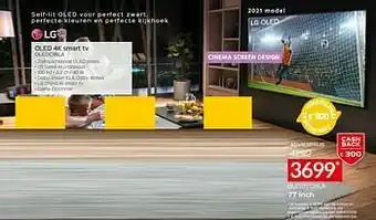 Selexion Lg oled 4k smart tv oledc16la aanbieding