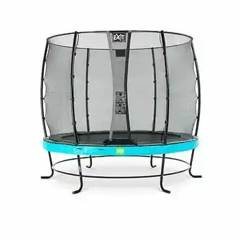 Brico Exit trampoline Elegant + veiligheidsnet Economy ø253cm blauw aanbieding