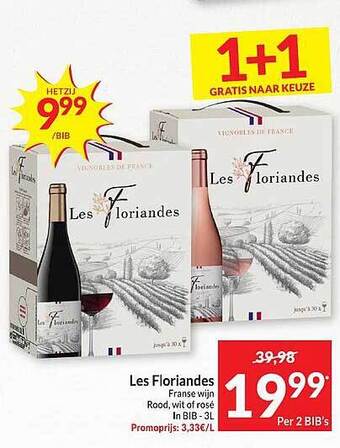 Intermarché Les Floriandes Franse Wijn aanbieding