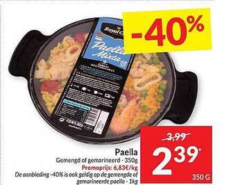 Intermarché Paella Gemengd Of Gemarineerd aanbieding