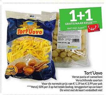 Intermarché Tort' Uovo Verse Pasta Of Cannelloni aanbieding