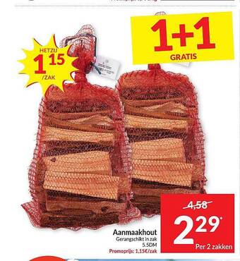 Intermarché Aanmaakhout aanbieding