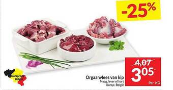 Intermarché Orgaanvlees Van Kip aanbieding