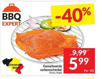 Intermarché Gemarineerde Varkensschenkel aanbieding