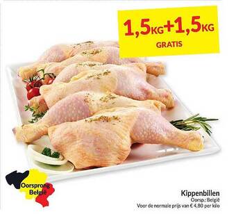 Intermarché Kippenbillen aanbieding