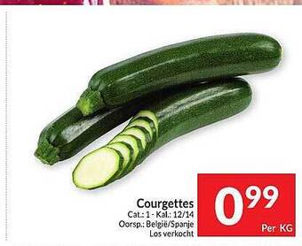 Intermarché Courgettes aanbieding