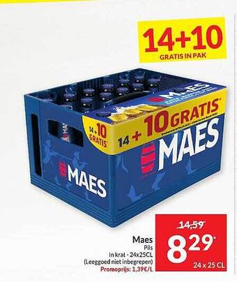 Intermarché Maes Pils aanbieding