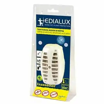 Brico Edialux Inzzzector elektrische insectenvanger voor binnenshuis aanbieding