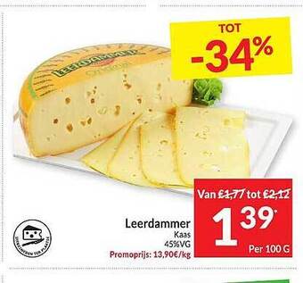 Intermarché Leerdammer Kaas aanbieding