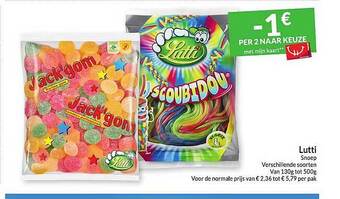 Intermarché Lutti Snoep aanbieding