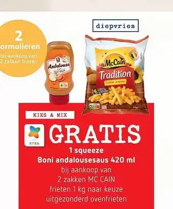 Spar Boni Andalousesaus 420 Ml aanbieding