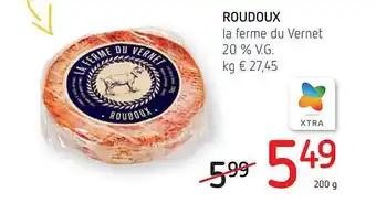 Spar Roudoux La Ferme Du Vernet aanbieding