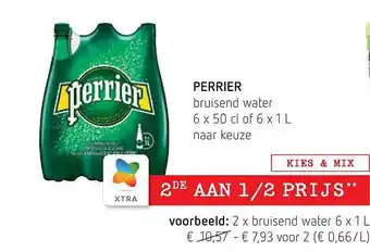 Spar Perrier Bruisend Water aanbieding