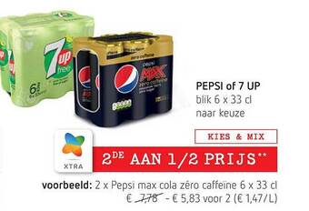 Spar Pepsi Of 7 Up aanbieding