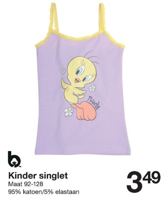 Zeeman Kinder singlet aanbieding