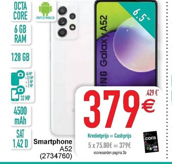 Cora Smartphone A52 aanbieding