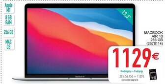 Cora Macbook Air 13 256 GB aanbieding
