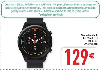 Cora Smartwatch MI Watch Black aanbieding