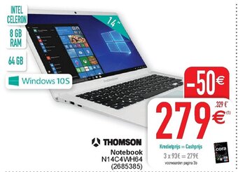 Cora Thomson Notebook N14C4WH64 aanbieding