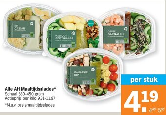 Albert Heijn Alle AH Maaltijdsalades aanbieding
