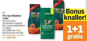 Fire-Up briketten 3 kilo