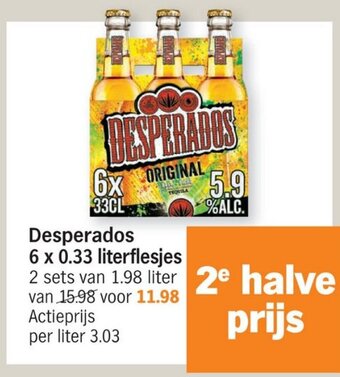 Albert Heijn Desperados 6x0.33 literflesjes aanbieding